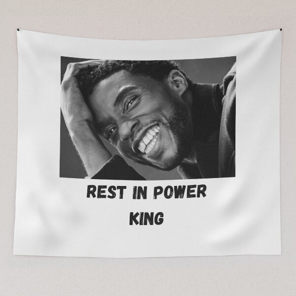 Item preview, Chadwick Boseman: Rest In Power King Black Font designed and sold by rupalidharapat.