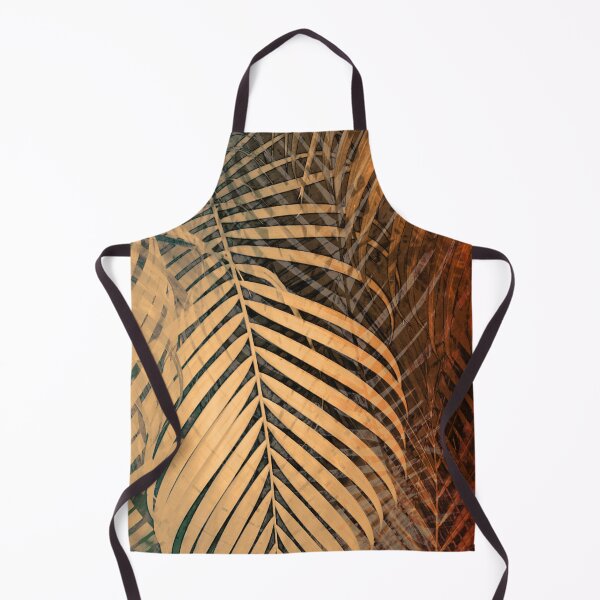 Item preview, TROPICAL BEIGE ORANGE LEAVES PATTERN designed and sold by Pia Schneider.
