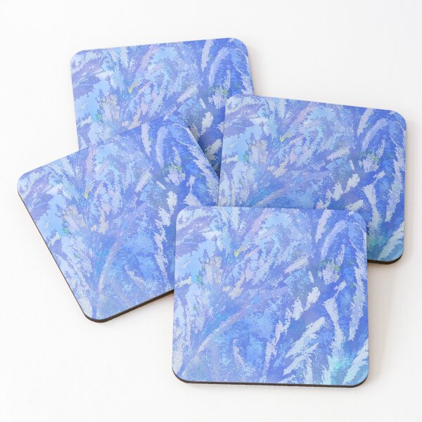 Item preview, Winter's Frost - Azure Blue designed and sold by AndreaHelmArt.