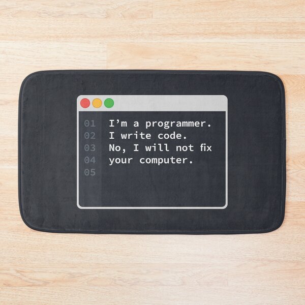 Item preview, I Am A Programmer designed and sold by Code Wear.