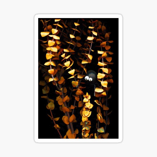 Garden Spider 1 Dark Botanical Sticker