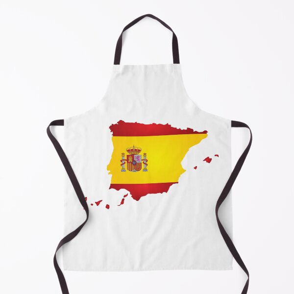 Artikelvorschau, Spanien Karte mit Flagge entworfen und verkauft von MyIdentityShop.