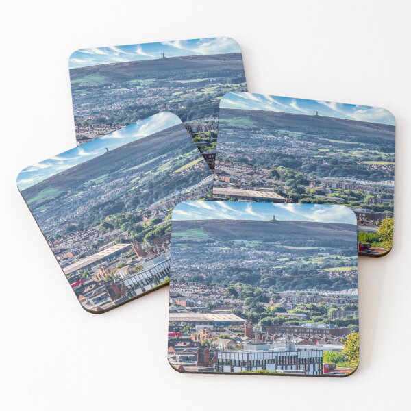 Item preview, Blackburn town with Darwen Tower in the distance designed and sold by Shafiq Khan.