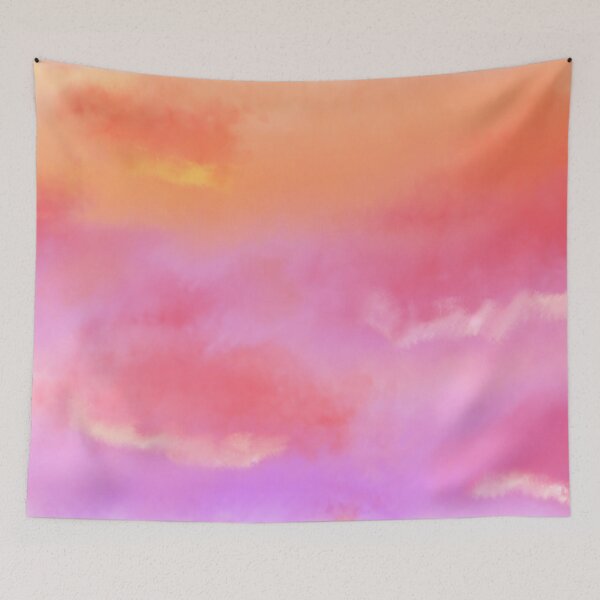 Item preview, ombre sunset sky with clouds designed and sold by simptrash.