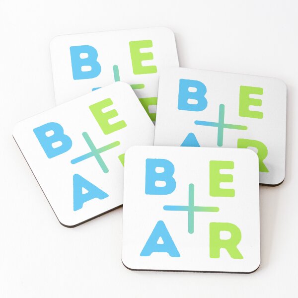 Item preview, Bear Positive blue Green designed and sold by BigBrightBear.