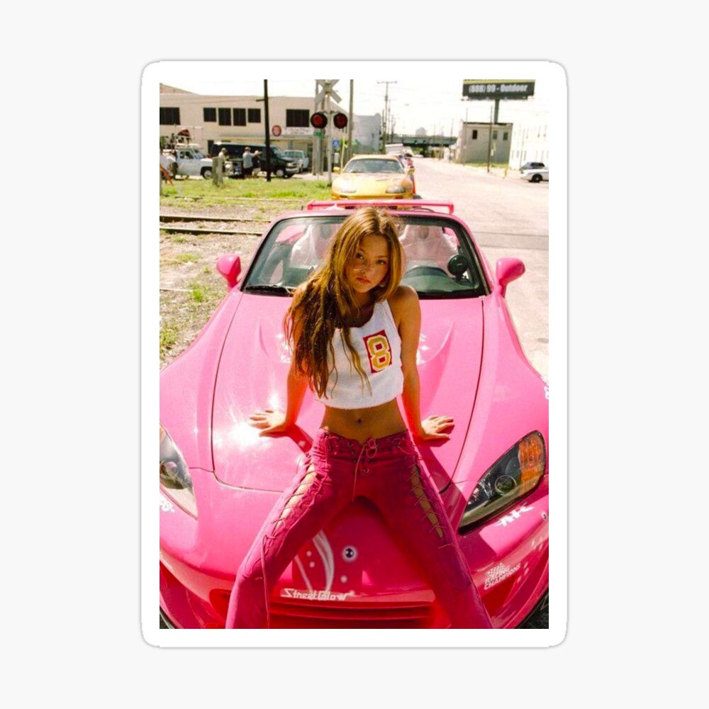 DEVON AOKI PINK RACE CAR