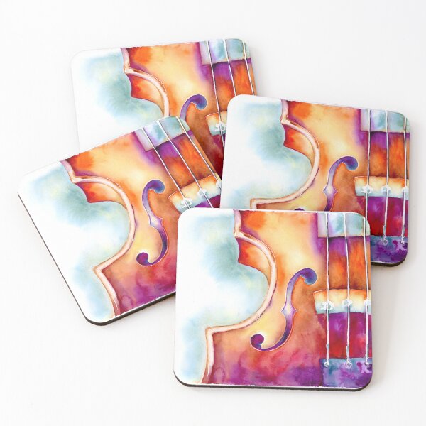 Item preview, Colorful Violin designed and sold by Jamie Hansen Art.