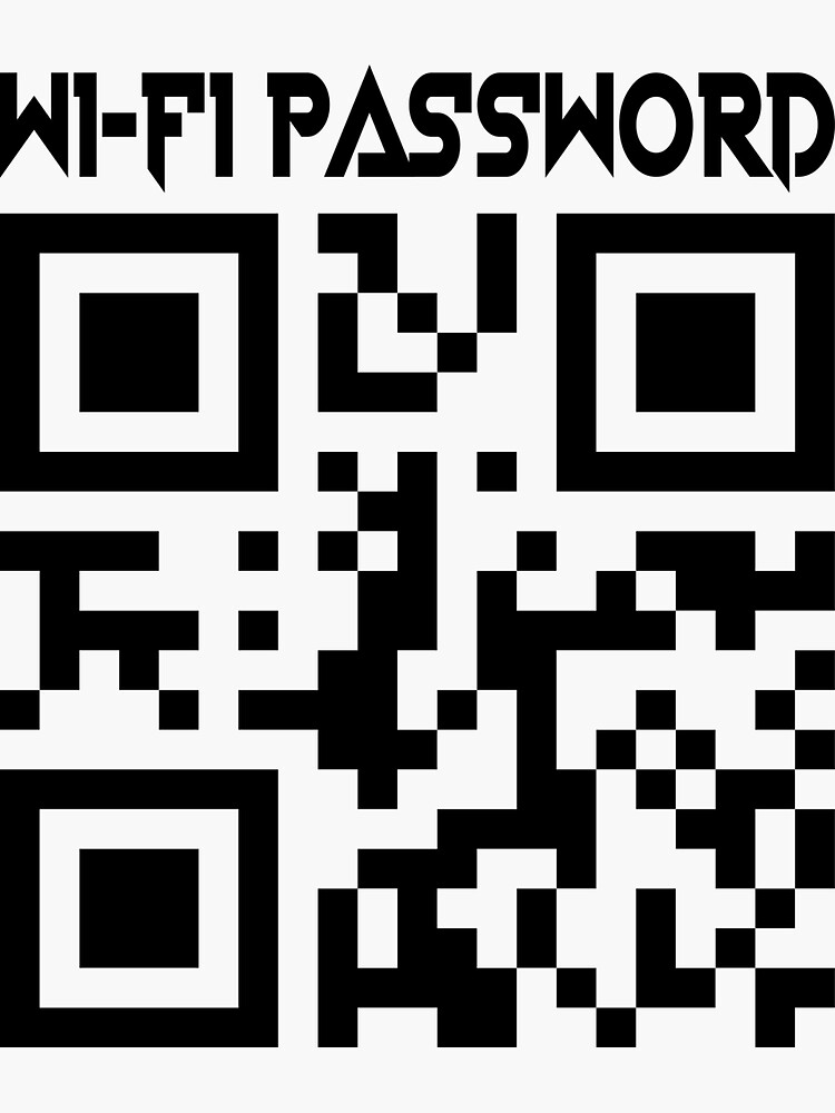 QR Code Wi-Fi Password 