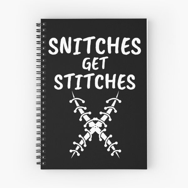 Item preview, Snitches get Stitches - X designed and sold by RIVEofficial.