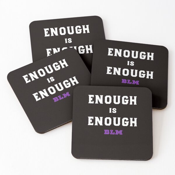 Item preview, enough is enough-black lives matter-blm-social justice designed and sold by BamzArt.