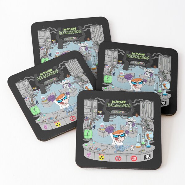 Dexters Laboratory Coasters (Set of 4)