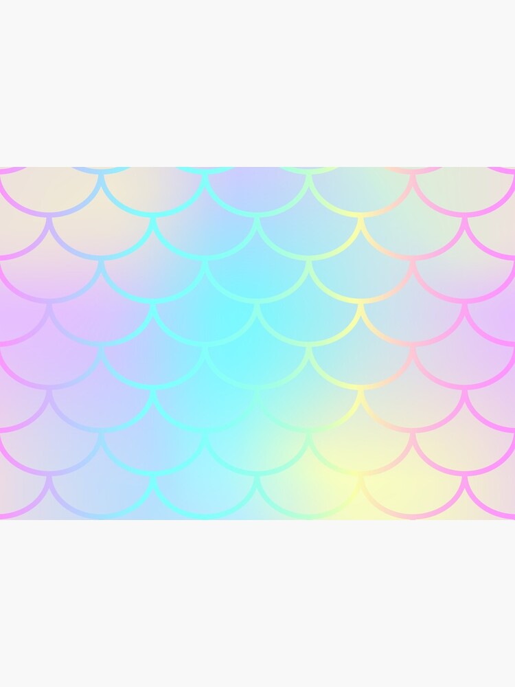 Rainbow Mermaid Print by newburyboutique
