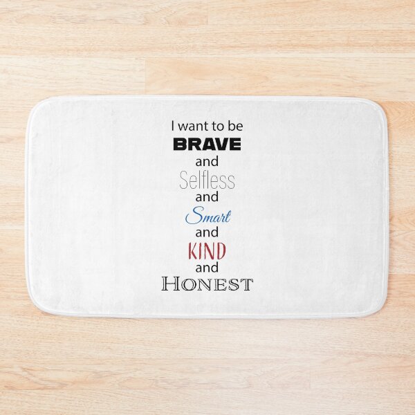 Item preview, Tobias Divergent Quote - I want to be brave and selfless and smart and kind and honest designed and sold by BridgetLynnC.