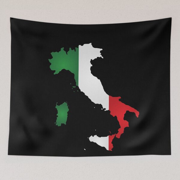 Item preview, Italy Map with Flag designed and sold by MyIdentityShop.