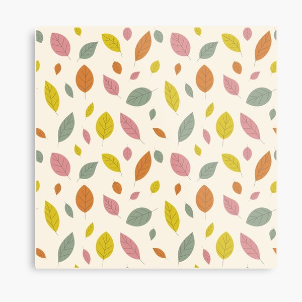 Falling leaves Metal Print