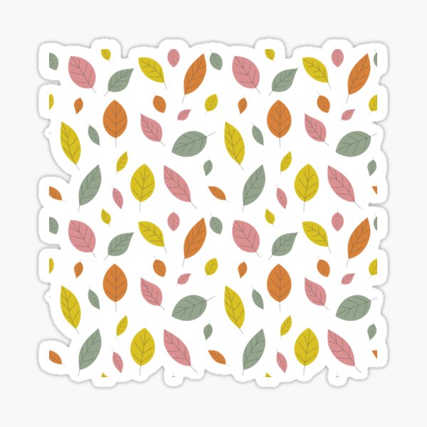 Falling leaves Sticker