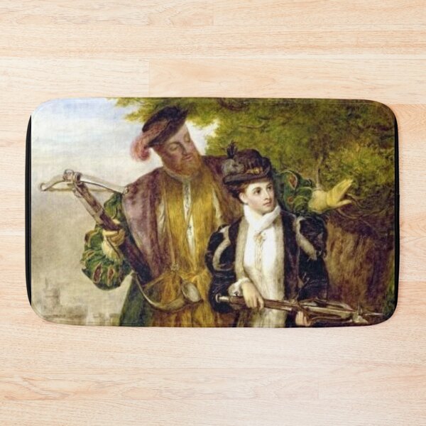 Item preview, Queen of England Anne Boleyn and King Henry VIII Hunting Deer | The six designed and sold by KauzSL.