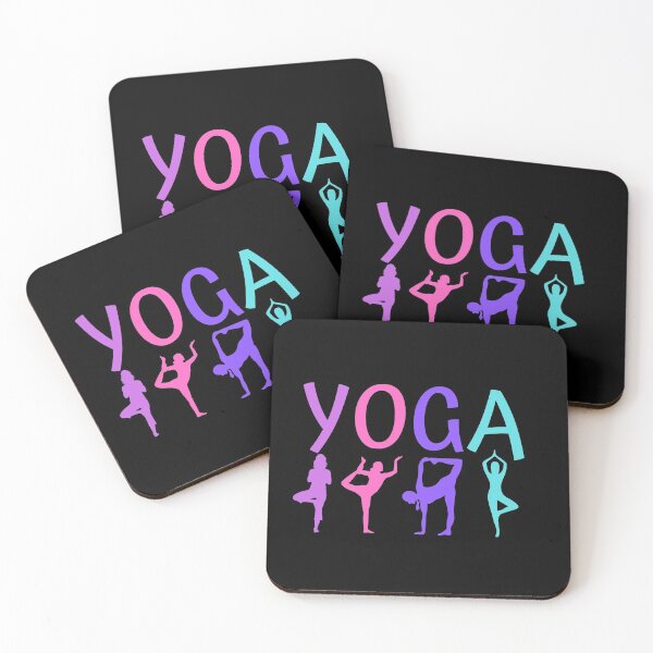 Item preview, Yoga Moves Colorful Yoga Poses  designed and sold by Dilabirdy.