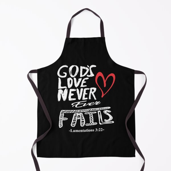 Item preview, God's Love Never Fail Bible Saying designed and sold by Wokeness.