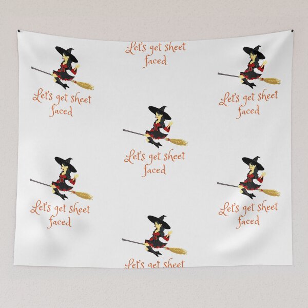 Item preview, lets get sheet faced witches- halloween collection/ orange/ghost/autumn/funny/spooky/ghost /cute/death/savage designed and sold by fitpress.