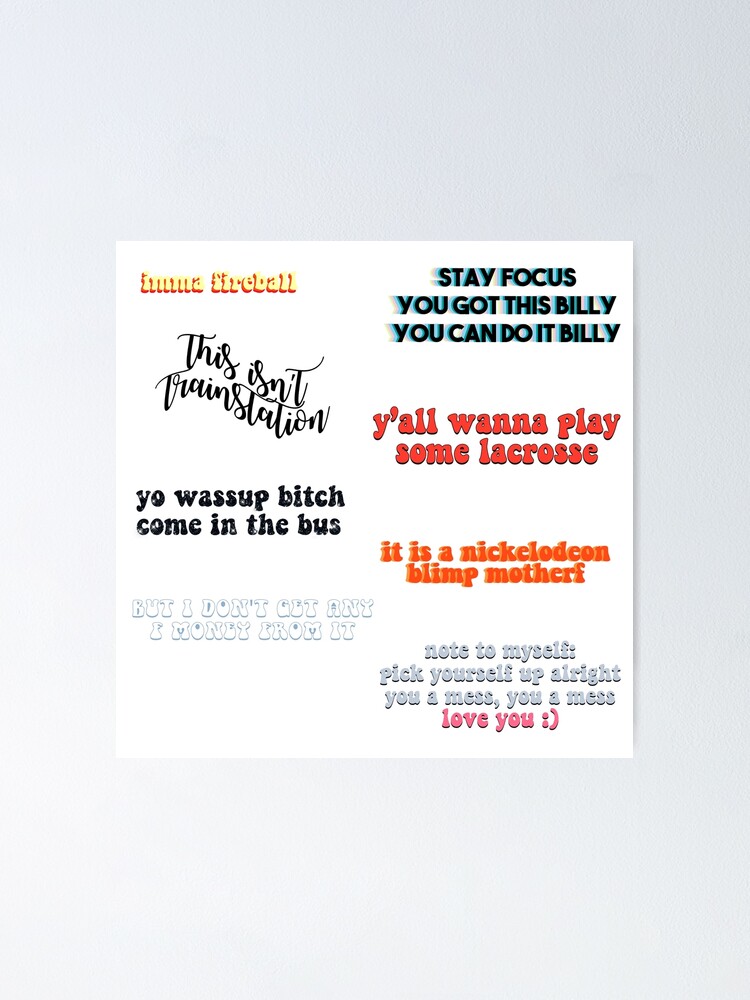 How Focused Are You 3 Poster Pack