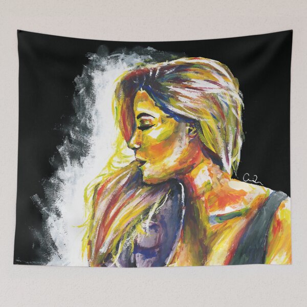 Item preview, Abstract portrait designed and sold by ColorHurricane.