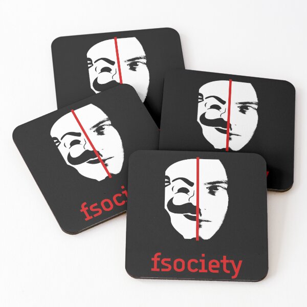 Item preview, fsociety (red) II designed and sold by Minuik.