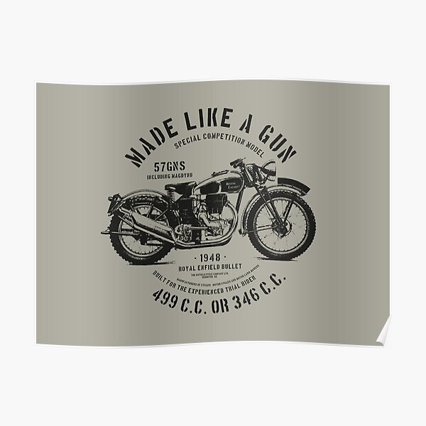 Royal Enfield 'Bullet' 1948 Poster