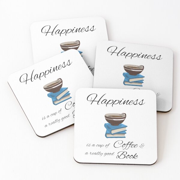 Item preview, Happiness Is A Cup Of Coffee And A Really Good Book designed and sold by 4AllTimes.
