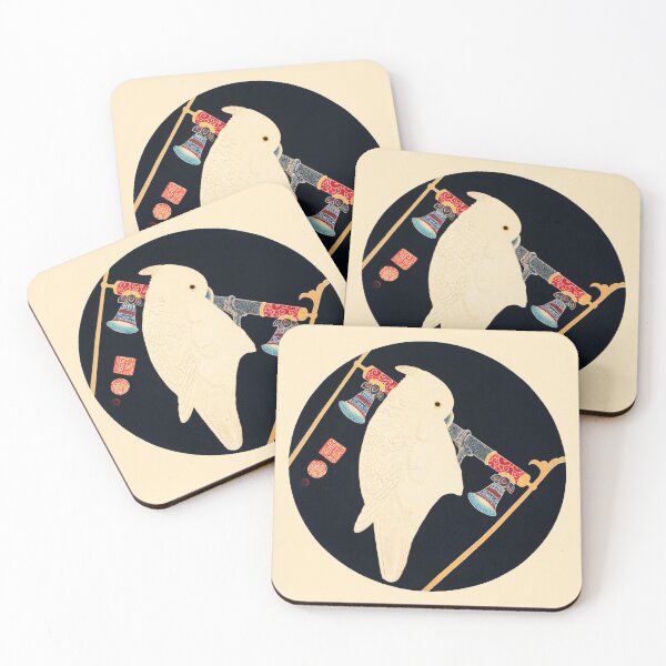 Item preview, White Macaw Emblem designed and sold by noveltiko.