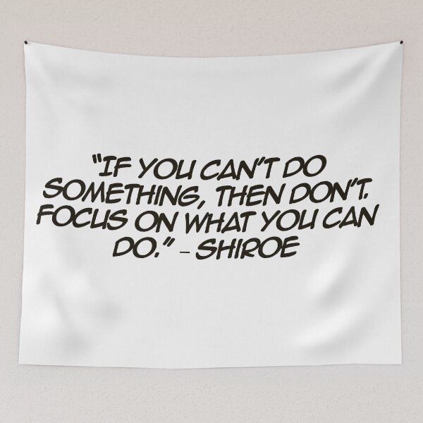 Item preview, Shiroe - Quote designed and sold by Epicanimequotes.
