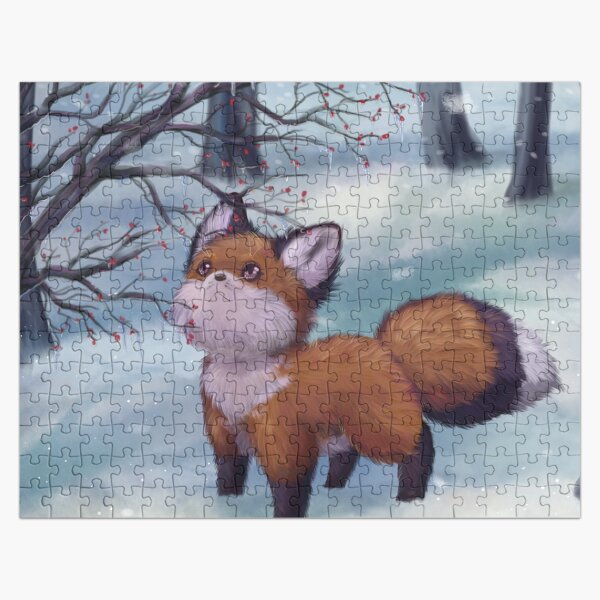 Frozen Winter Red Fox Jigsaw Puzzle