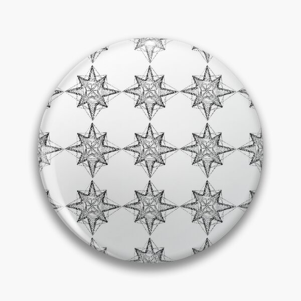 Item preview, Geomtrical Stippled Star  designed and sold by LinezAndCirclez.