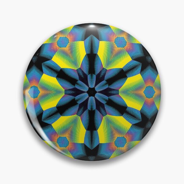 Item preview, Psychedelic Spectrum of Complex Lines Mandala designed and sold by GloomyLand.