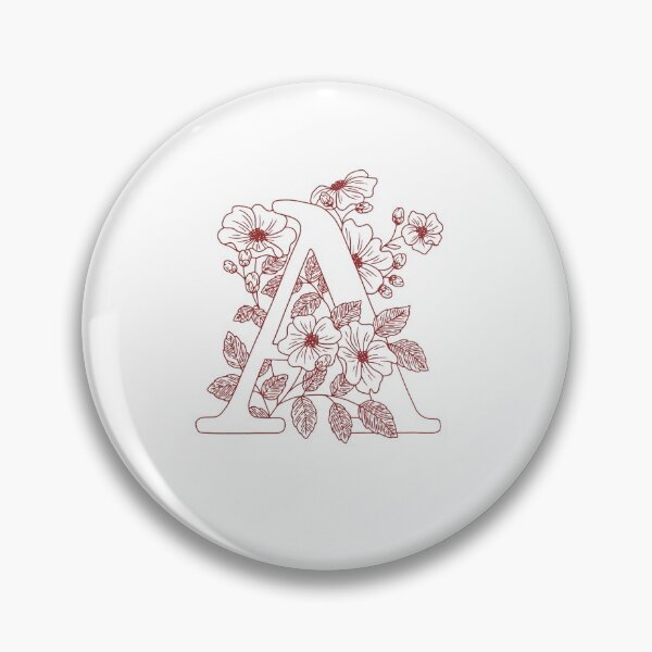 Item preview, Floral Monogram A (initial)  designed and sold by Slangt-shirt.