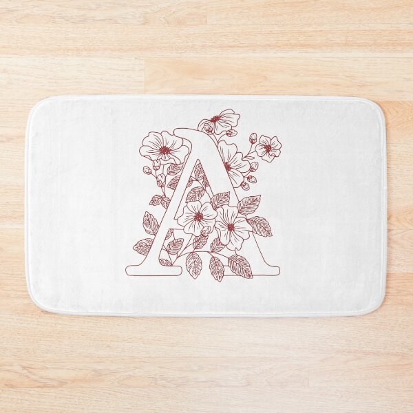 Item preview, Floral Monogram A (initial)  designed and sold by Slangt-shirt.