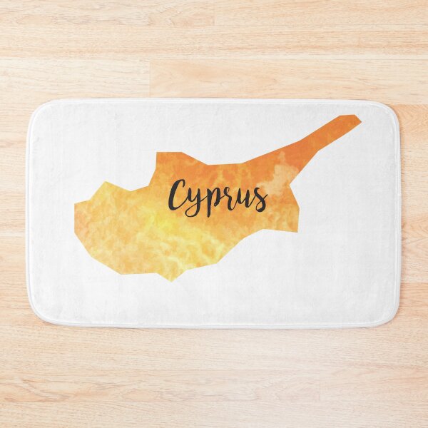 Item preview, Cyprus Map - Watercolor designed and sold by MyIdentityShop.