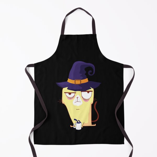 Item preview, GRUMPY WITCH CAT designed and sold by delkh07.