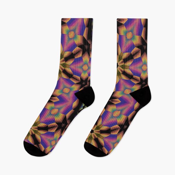 Item preview, Psychedelic Spectrum of Golden Lines Mandala designed and sold by GloomyLand.