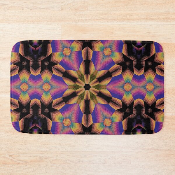 Item preview, Psychedelic Spectrum of Golden Lines Mandala designed and sold by GloomyLand.