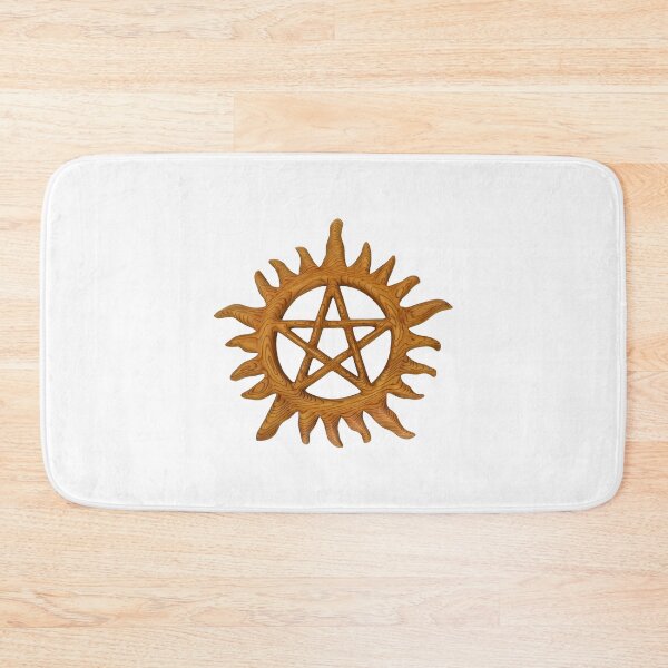 Item preview, Sunburst Pentacle Wood  Anti-Possession Symbol designed and sold by SignsOfSpirit.