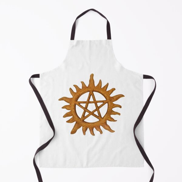 Item preview, Sunburst Pentacle Wood  Anti-Possession Symbol designed and sold by SignsOfSpirit.