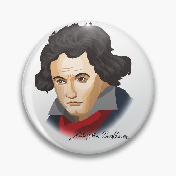 Ludwig van Beethoven mal anders Button