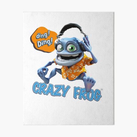 Crazy Frog Art Board Prints Redbubble - crazy frog roblox music id