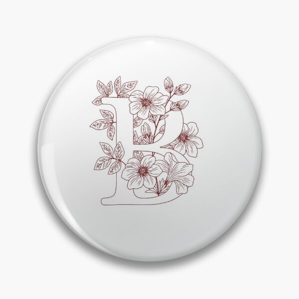 Item preview, Floral wreath Monogram B (initial)  designed and sold by Slangt-shirt.
