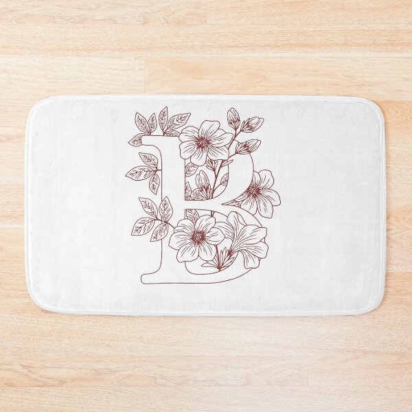 Item preview, Floral wreath Monogram B (initial)  designed and sold by Slangt-shirt.