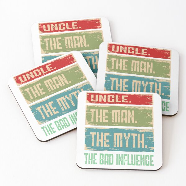Item preview, Uncle The Man Myth Bad Influence Retro Vintage designed and sold by Bola06.