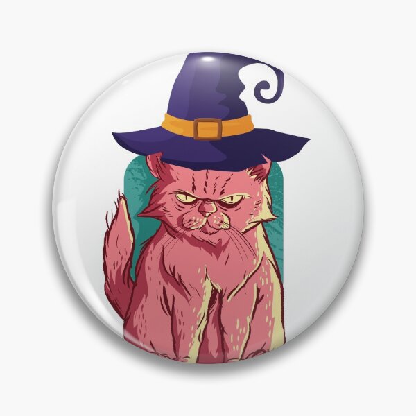 Item preview, GRUMPY WITCH CAT designed and sold by delkh07.