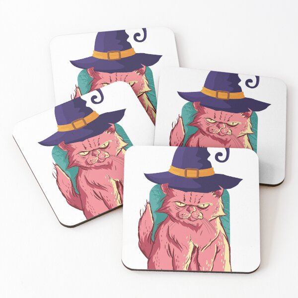 Item preview, GRUMPY WITCH CAT designed and sold by delkh07.