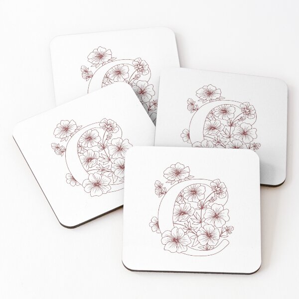 Item preview, Copy of Floral wreath Monogram C (initial)  designed and sold by Slangt-shirt.